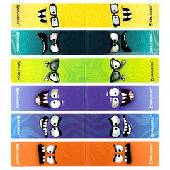 Закладки для книг МАГНИТНЫЕ, &laquo;МОНСТРИКИ&raquo;, набор 6 штук, 60&times;20 мм, BRAUBERG, 116995