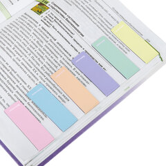 Закладки для книг МАГНИТНЫЕ, &laquo;PASTEL&raquo;, набор 6 штук, 60&times;20 мм, BRAUBERG, 117013