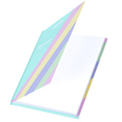 Блокнот МАЛЫЙ ФОРМАТ 110&times;147 мм, А6, 80 л., твёрдый, клетка, BRAUBERG кросс-серия PASTEL, 117017