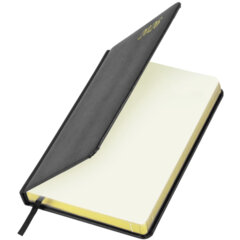 Ежедневник датированный 2026 А5 138&times;213 мм, BRAUBERG &laquo;Iguana&raquo;, под кожу, черный, 117054