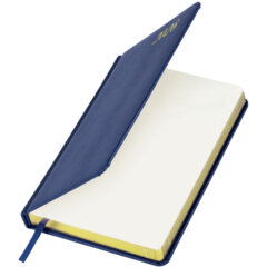 Ежедневник датированный 2026 А5 138&times;213 мм, BRAUBERG &laquo;Iguana&raquo;, под кожу, синий, 117056