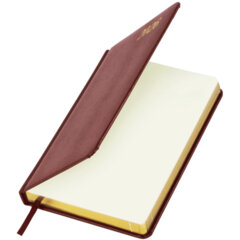 Ежедневник датированный 2026 А5 138&times;213 мм, BRAUBERG &laquo;Iguana&raquo;, под кожу, коричневый, 117057