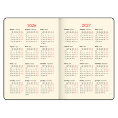 Ежедневник датированный 2026 А5 138&times;213 мм, BRAUBERG &laquo;Imperial&raquo;, под кожу, синий, 117062