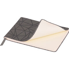 Еженедельник датированный 2026 МАЛЫЙ ФОРМАТ 105&times;160 мм, А6, BRAUBERG &laquo;Imprint&raquo;, тиснение, черный, 117209