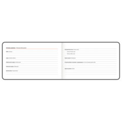 Еженедельник датированный 2026 МАЛЫЙ ФОРМАТ 105&times;160 мм, А6, BRAUBERG &laquo;Blaze&raquo;, фольга, голубой, 117214