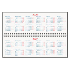 Планинг датированный 2026 305&times;140 мм GALANT &laquo;Ritter&raquo;, под кожу, черный, 117238