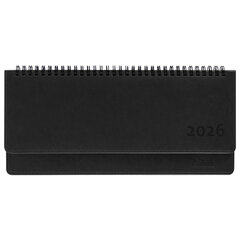 Планинг датированный 2026 305&times;140 мм GALANT &laquo;Ritter&raquo;, под кожу, черный, 117238