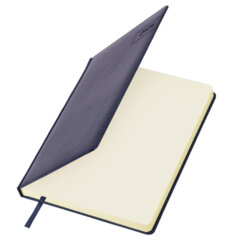 Ежедневник датированный 2026 БОЛЬШОЙ ФОРМАТ 210&times;297 мм, А4, BRAUBERG &laquo;Imperial&raquo;, под кожу, синий, 117247