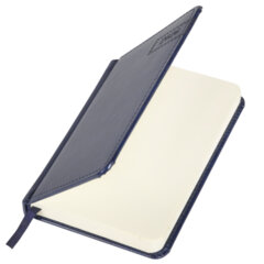 Ежедневник датированный 2026, МАЛЫЙ ФОРМАТ 100&times;150 мм, А6, BRAUBERG &laquo;Imperial&raquo;, под кожу, синий, 117255