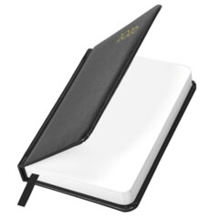 Ежедневник датированный 2026, МАЛЫЙ ФОРМАТ 100&times;150 мм, А6, BRAUBERG &laquo;Select&raquo;, балакрон, черный, 117260