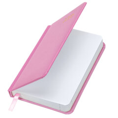 Ежедневник датированный 2026, МАЛЫЙ ФОРМАТ 100&times;150 мм, А6, BRAUBERG &laquo;Select&raquo;, балакрон, розовый, 117262