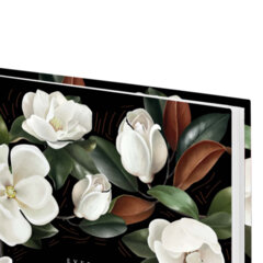 Ежедневник датированный 2026 145&times;215 мм, А5, STAFF, ламинированная обложка, &laquo;Магнолия&raquo;, 117326