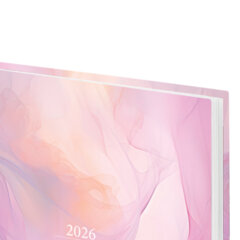 Ежедневник датированный 2026 145&times;215 мм, А5, STAFF, ламинированная обложка, &laquo;Delicate&raquo;, 117330