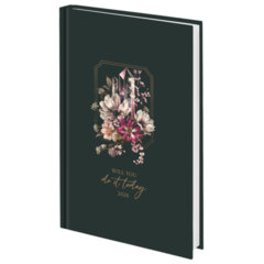 Ежедневник датированный 2026 145&times;215 мм, А5, STAFF, ламинированная обложка, &laquo;Crystal&raquo;, 117331