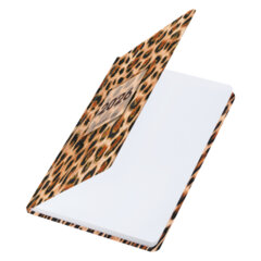 Ежедневник датированный 2026 с резинкой 145&times;203 мм, А5, BRAUBERG, твердый, фольга, &laquo;Леопард&raquo;, 117334