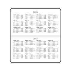 Еженедельник датированный 2026 с резинкой 171&times;93 мм, BRAUBERG, твердый, УФ-ЛАК, 64 л., &laquo;Паттерн&raquo;, 117354