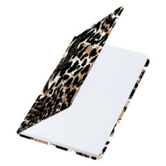 Еженедельник датированный 2026 с резинкой 171&times;93 мм, BRAUBERG, твердый, УФ-ЛАК, 64 л., &laquo;Леопард&raquo;, 117356