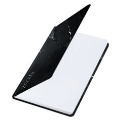 Еженедельник датированный 2026 с резинкой 171&times;93 мм, BRAUBERG, твердый, УФ-ЛАК, 64 л., &laquo;Marble&raquo;, 117357