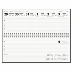 Планинг датированный 2026 285&times;112 мм, STAFF, гребень, картонная обложка, 64 л., &laquo;Россия&raquo;, 117362