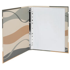 Папка-портфолио универсальная, 4 кольца, 20 файлов, 7БЦ матовая, BRAUBERG &laquo;Abstraction&raquo;, 117555