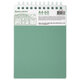 Блокнот МАЛЫЙ ФОРМАТ А6, 60 л., силиконовый гребень, обложка пластик, клетка, BRAUBERG, зеленый, 117564