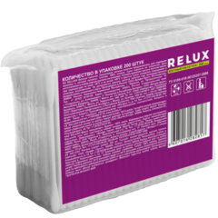 Ватные палочки 200 шт., RELUX, пакет