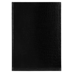 Блокнот БОЛЬШОЙ ФОРМАТ 210&times;290 мм, А4, 80 л., бумвинил &laquo;METALLIC&raquo;, клетка, блок 5 цв., HATBER, черный, 084774