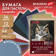 Бумага для пастели ФАКТУРНАЯ, А4, в коробке, 36 листов, 12 цветов, 270 г/м2, BRAUBERG ART, 117759