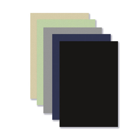 Бумага для пастели АБРАЗИВНАЯ А4 в папке, 20 листов, 5 цветов, 240 г/м2, BRAUBERG ART, 117763 - фото 2