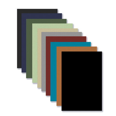 Бумага для пастели АБРАЗИВНАЯ А4 в коробке, 40 листов, 10 цветов, 240 г/м2, BRAUBERG ART, 117767 - фото 2