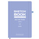 Скетчбук, слоновая кость 140 г/м2, 130х210 мм, 80 л., софт-тач, резинка, BRAUBERG ART CLASSIC, "For artists", 117774