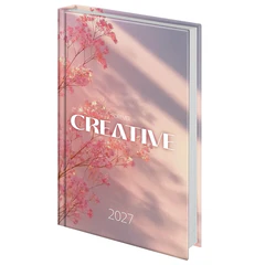 Ежедневник датированный 2027 145&times;215 мм, А5, STAFF, ламинированная обложка, &laquo;Creative&raquo;, 117802