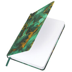 Ежедневник датированный 2027 с резинкой, 145&times;203 мм, А5, BRAUBERG, твердый, фольга, &laquo;Marmaron&raquo;, 117823