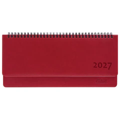 Планинг датированный 2027, 305&times;140 мм, GALANT &laquo;Ritter&raquo;, под кожу, красный, 118207