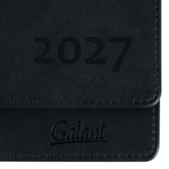 Планинг датированный 2027, 305&times;140 мм, GALANT &laquo;Ritter&raquo;, под кожу, черный, 118208