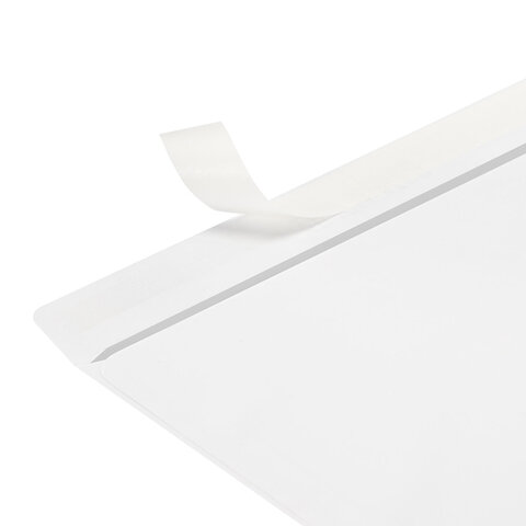 Конверты С4 (229х324 мм), отрывная лента, 80 г/м2, КОМПЛЕКТ 50 шт., внутренняя запечатка, STAFF, 118668 - фото 4