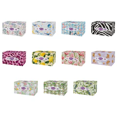 Косметические салфетки 230 штук в картонном боксе, 2-слойные, PLUSHE (ПЛЮШЕ), 20х20 см