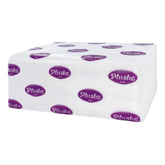 Полотенца бумажные 200 шт., PLUSHE "Prof" (H3), 1 слой, КОМПЛЕКТ 20 пачек, 22,7х22,5 см, V-сложение (ПЛЮШЕ)