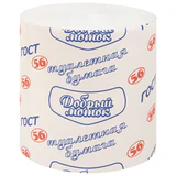 Бумага туалетная бытовая, 56 м, ДОБРЫЙ МОТОК, ГОСТ-56, без втулки (эконом), М-62