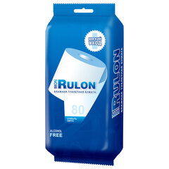 Бумага туалетная влажная смываемая 80 шт., MON RULON