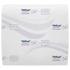 Бумага туалетная листовая Tellus/<wbr/>TORK (Система ТР3) ПРЕМИУМ КОМПЛЕКТ 40 шт., 200 л., 11&times;23 см, 2-слойная