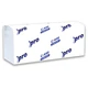 Полотенца бумажные 200 шт., PROtissue (H2) PREMIUM, 1-слойные, белые, КОМПЛЕКТ 28 пачек, 24х21,5 см, Z-сложение, С446