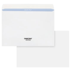 Конверты С4 (229&times;324 мм), отрывная лента, 90 г/<wbr/>м<sup>2</sup>, КОМПЛЕКТ 50 шт., внутренняя запечатка, ОФИСМАГ, 118894
