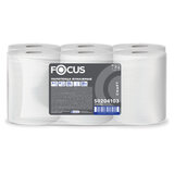 Полотенца бумажные рулонные 150м FOCUS SMART (Система H1), 2-сл, белые, КОМПЛЕКТ 6 рулонов, 50204103