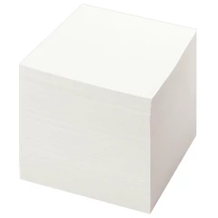 Блок для записей проклеенный, 8&times;8&times;8 см, плотность 65 г/<wbr/>м<sup>2</sup>, белизна 90-92%, STAFF, 120382