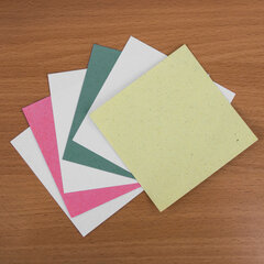 Блок для записей STAFF, проклеенный, куб 8&times;8&times;3 см, цветной, 120384