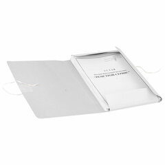 Папка для бумаг с завязками картонная мелованная BRAUBERG, гарантированная плотность 320 г/<wbr/>м<sup>2</sup>, до 200 листов, 121513