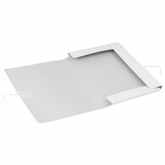 Папка для бумаг с завязками картонная мелованная BRAUBERG, гарантированная плотность 320 г/<wbr/>м<sup>2</sup>, до 200 листов, 121513