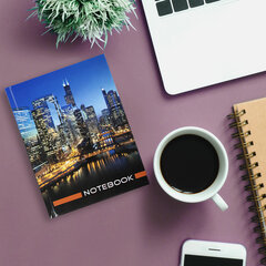 Блокнот МАЛЫЙ ФОРМАТ 110&times;147 мм, А6, 80 л., твердый, клетка, STAFF, &laquo;Офисный&raquo;, 121628