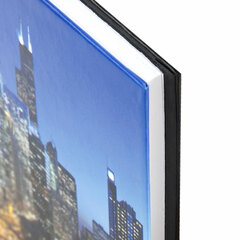 Блокнот МАЛЫЙ ФОРМАТ 110&times;147 мм, А6, 80 л., твердый, клетка, STAFF, &laquo;Офисный&raquo;, 121628